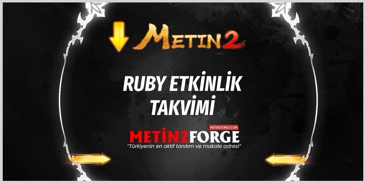 Metin2 Ruby Etkinlik Takvimi 2025 – Özel ve Sabit Etkinlikler