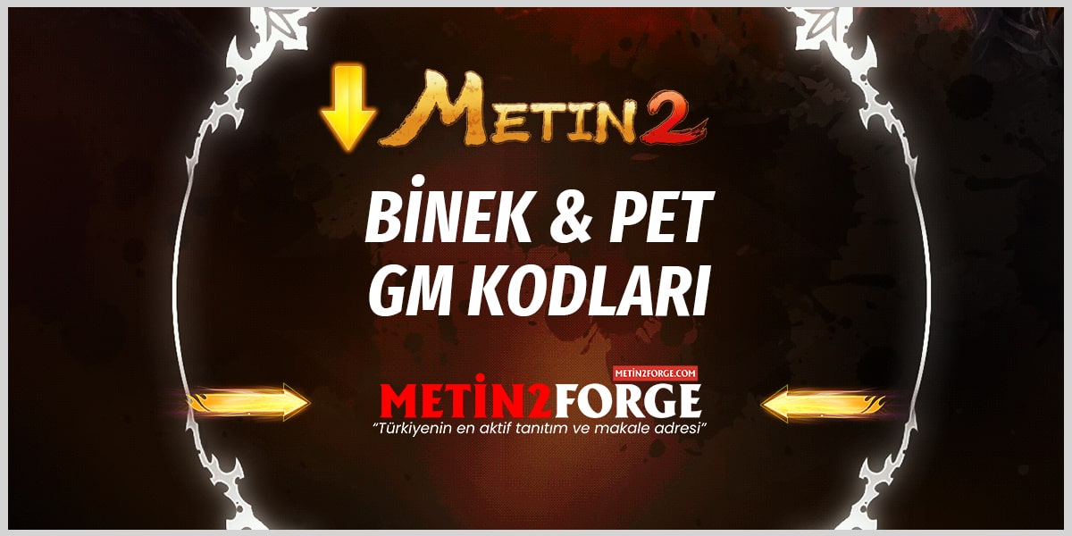 Metin2 Binek ve Evcil Hayvan Mühür Kodları: GM Kodları